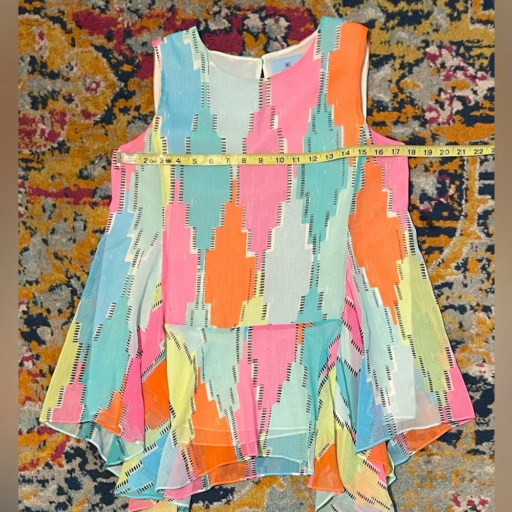 CeCe Colorful Tank Blouse 🥳 - Picture 3 of 5